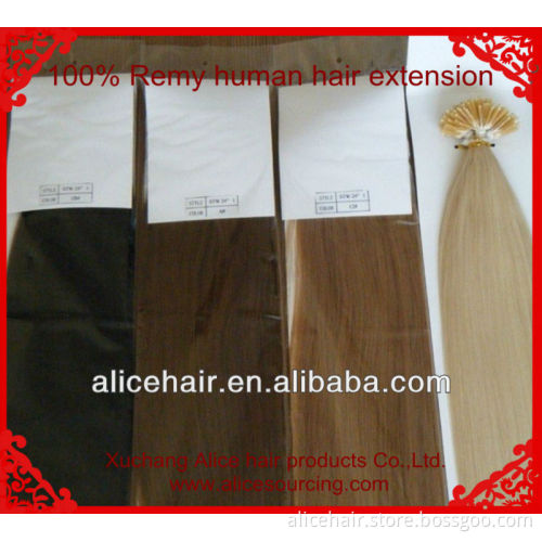 Wholesale price remy full head I stick hair extension